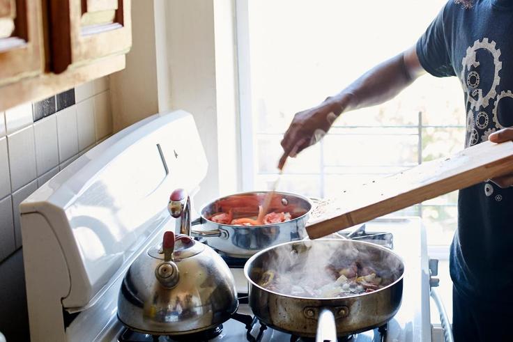 A man cooking in a kitchen.Granger Wootz/Getty Images