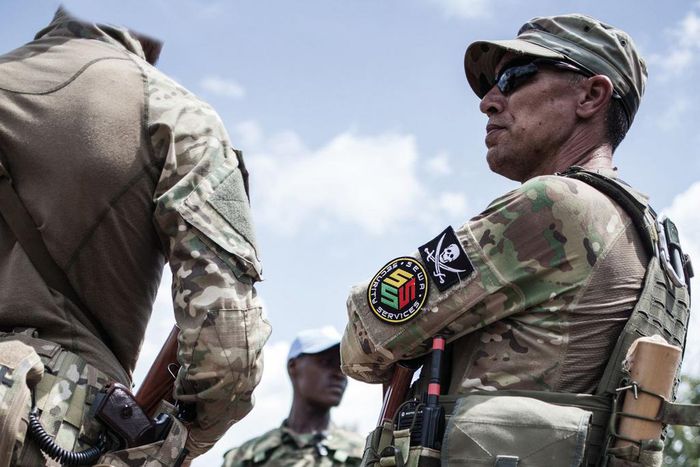 membre-garde-rapprochee-president-centrafricain-Faustin-Archange-Touadera-partie-mercenaires-groupe-Wagner-Berengo-4-2018 0