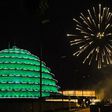 City fireworks have always burst spectacularly over the multi-coloured dome of the Kigali Convention Centre