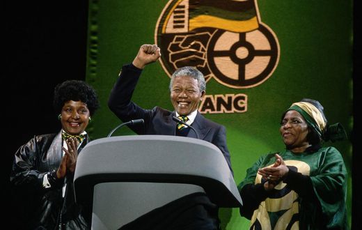 Congrés ANC avec Nelson Mandela