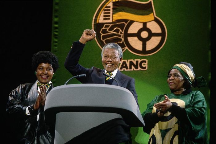 Congrés ANC avec Nelson Mandela