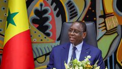 Le Président Macky SALL lors de la remise du rapport de conclusion du dialogue national, le 25 juin 2023