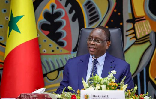 Le Président Macky SALL lors de la remise du rapport de conclusion du dialogue national, le 25 juin 2023