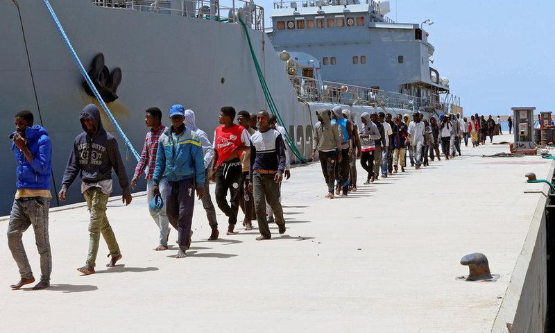 Migrants débarqués