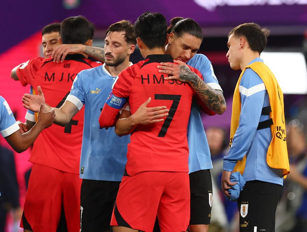 L'Uruguay et la Corée du Sud ont fait match nul (0-0)
