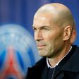 Zinedine Zidane au Parc des princes avec le Real Madrid, le 18 septembre 2019