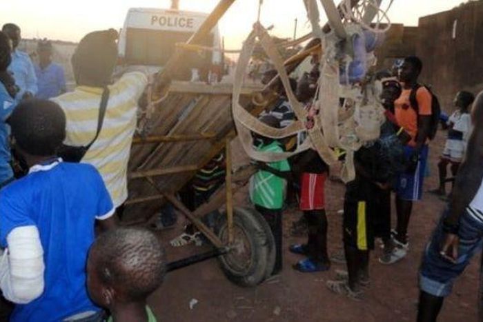 Charretier dans la banlieue