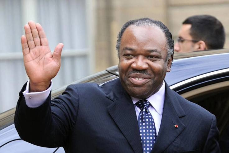 Ali Bongo, qui dirige, à 64 ans, le Gabon depuis plus de 14 ans, avait été proclamé, quelques instants avant le coup de force, vainqueur de l'élection du 26 août © Eric Feferberg, AFP