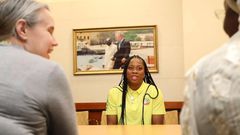 La basketteuse sénégalaise d'origine américaine, Cierra J. Dillard est l'invitée de l'Ambassade des Etats-Unis à Dakar