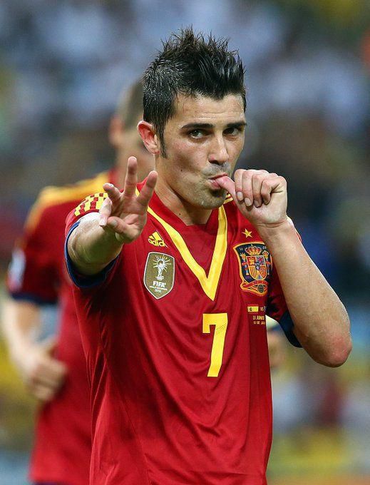 La légende espagnole David Villa / AFP
