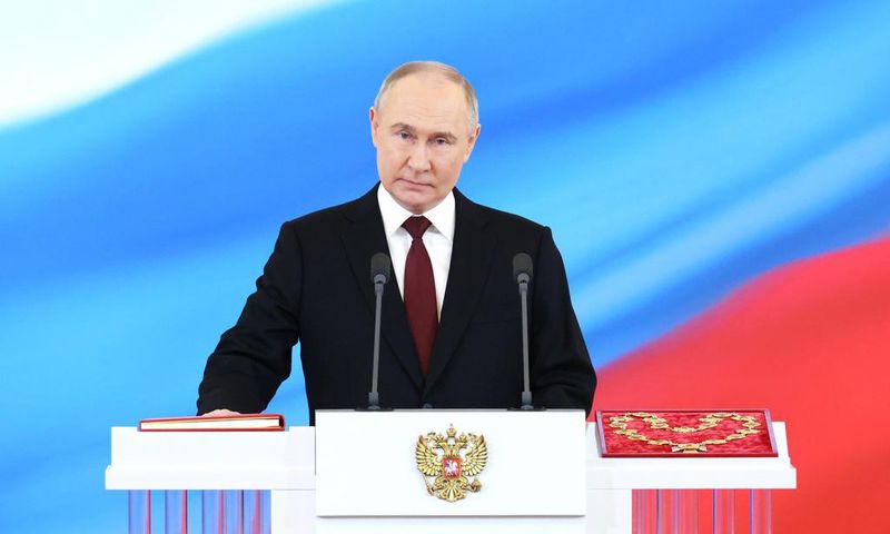 Сérémonie d'investiture du Président de la Fédération de Russie Vladimir Poutine au Kremlin
