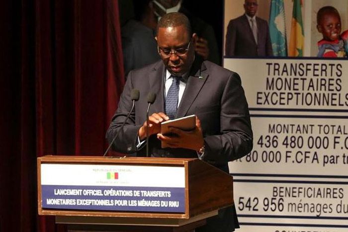 Macky Sall lance l'opération Cash transfert