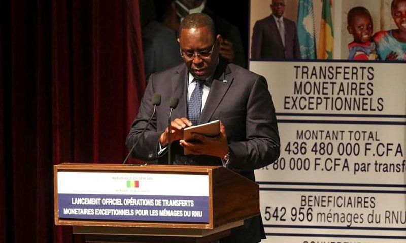 Macky Sall lance l'opération Cash transfert