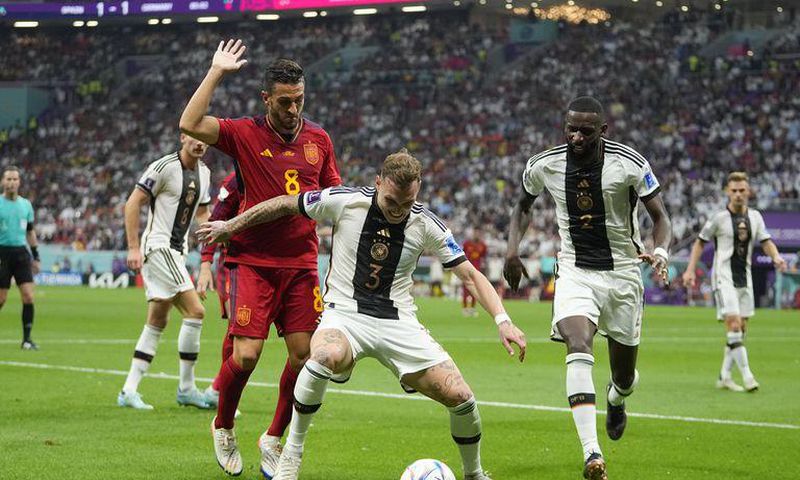 L'Allemagne et l'Espagne se neutralisent ©Copyright 2022 The Associated Press