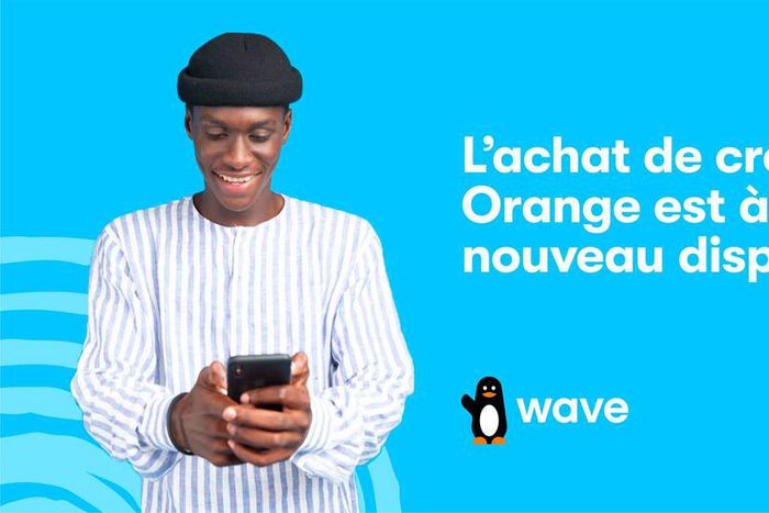 Achat de crédit Orange via Wave
