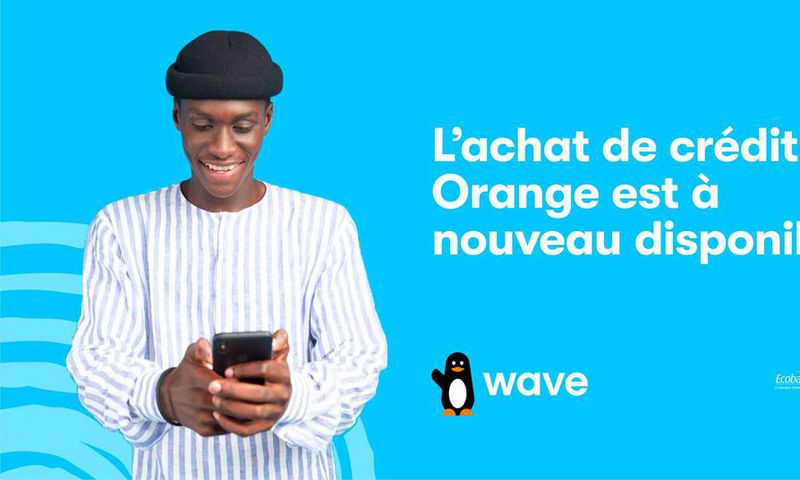 Achat de crédit Orange via Wave