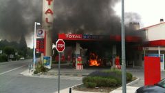 Station Total incendié