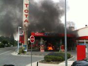 Station Total incendié