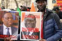Manifestation d'opposants au président sénégalais Macky Sall à Paris le 11 mars 2023afp.com - Stefano Rellandini