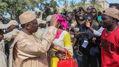 Le Président Macky Sall lors de la campagne électorale de 2019 | Pulse