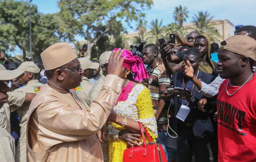 Le Président Macky Sall lors de la campagne électorale de 2019 | Pulse
