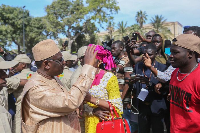 Le Président Macky Sall lors de la campagne électorale de 2019 | Pulse