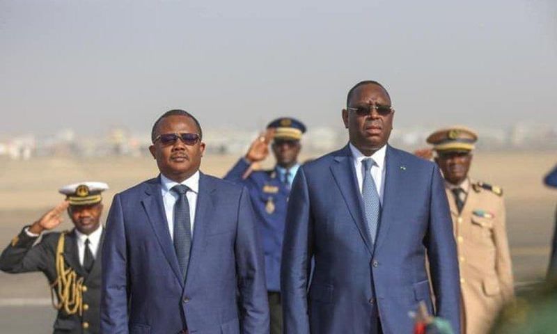 Macky Sall et Umaro Sissoco Emballo