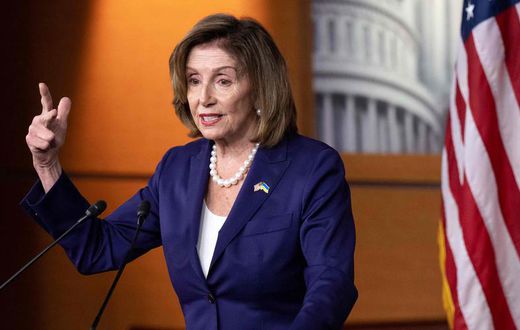 La présidente américaine de la Chambre des représentants Nancy Pelosi