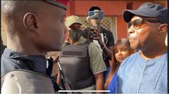 Barthélémy Diaz sur le chemin du domicile d'Ousmane Sonko