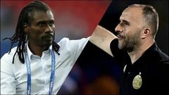 Aliou Cissé et Belmadi