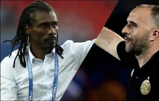 Aliou Cissé et Belmadi
