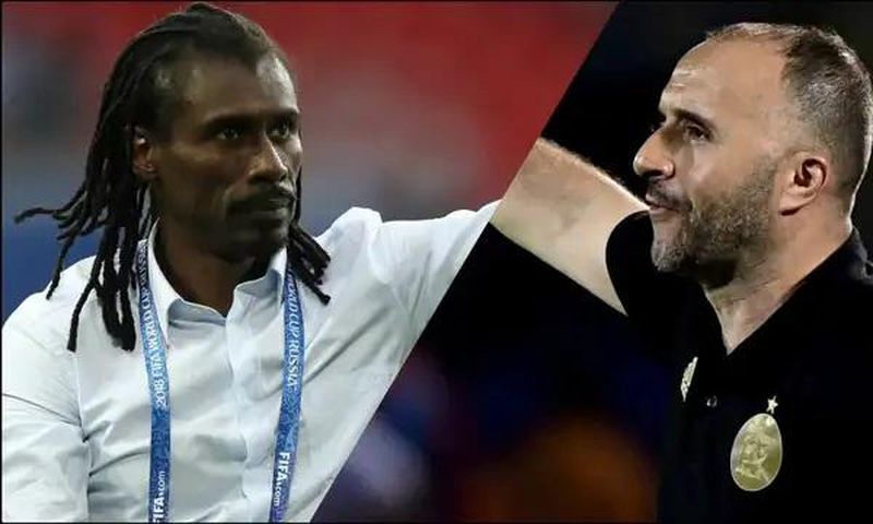 Aliou Cissé et Belmadi