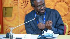Dr Abdoulaye Bousso at the Health Journalism Conference