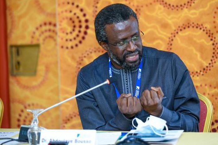 Dr Abdoulaye Bousso at the Health Journalism Conference