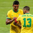 Casemiro et Dani Alves (Brésil)