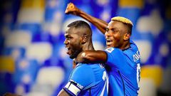 Kalidou Koulibaly of Chelsea & Victor Osimhen of Napoli