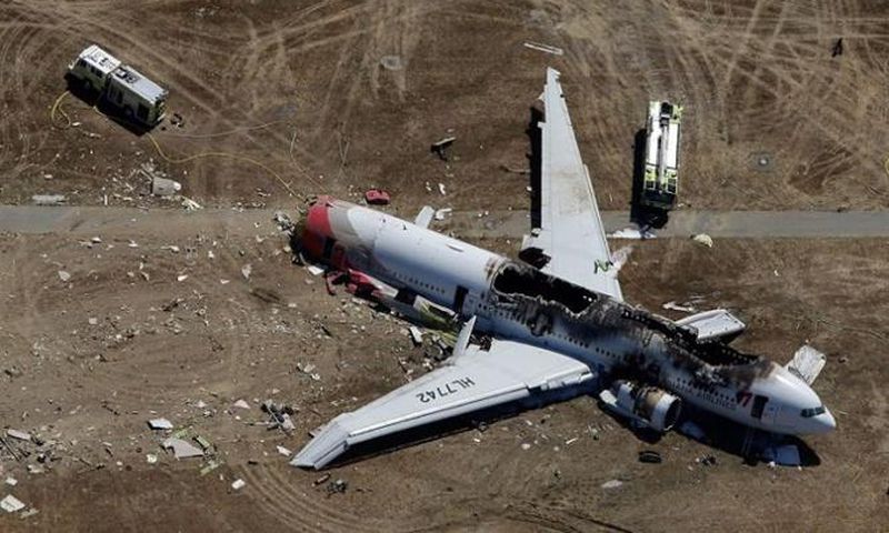 Crash d'un avion illustration