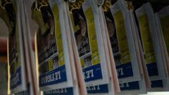 Dans l’imprimerie du Figaro, en août 2020© MARTIN BUREAU  AFP