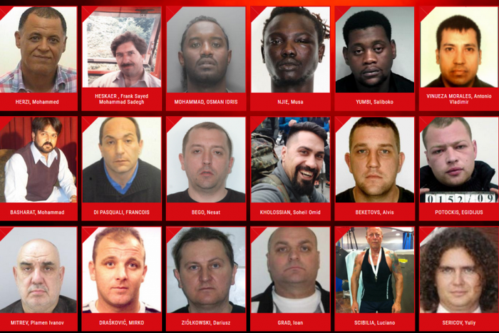 Les criminels les plus recherchés d'Europe