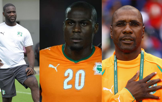 Emerse Fae, Guy Demel et Alain Gouamené