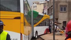 BRT qui derape à Grand Yoff