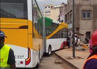 BRT qui derape à Grand Yoff