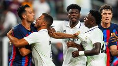 Sergio-Busquets-Eden-Hazard-Aurelien-Tchouameni-Vinicius-Jr-Barca-Real-Madrid