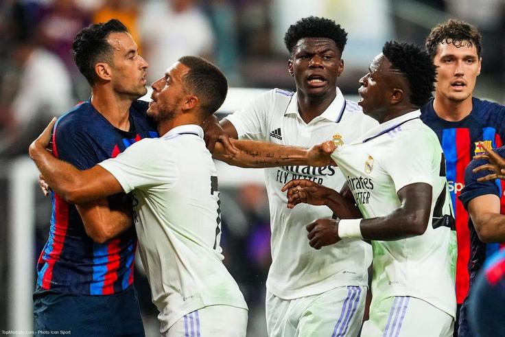 Sergio-Busquets-Eden-Hazard-Aurelien-Tchouameni-Vinicius-Jr-Barca-Real-Madrid