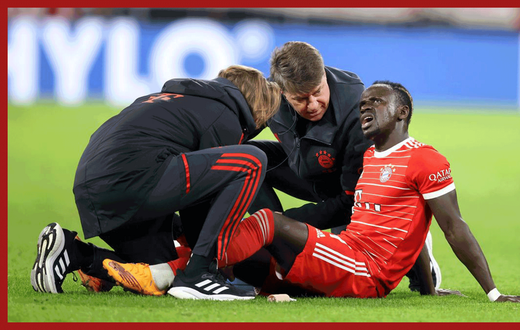 Sadio Mané est sorti sur blessure lors du match Bayern Munich-Werder Brême, le mardi 8 novembre 2022. L'attaquant sénégalais est touché au genou (péroné droit) et son indisponibilité est estimée à plusieurs semaines.
