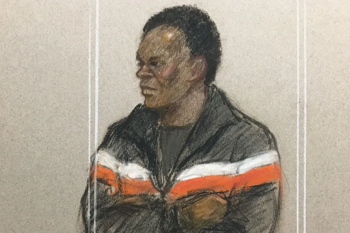 Ibrahima Bah, photographié lors d'une précédente audience, avait continué la traversée même après des signes de dégonflage du bateau, ont entendu les jurés