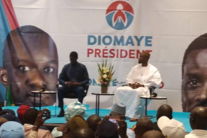 Point de presse co-animé par Bassirou Diomaye Faye et Ousmane Sonko