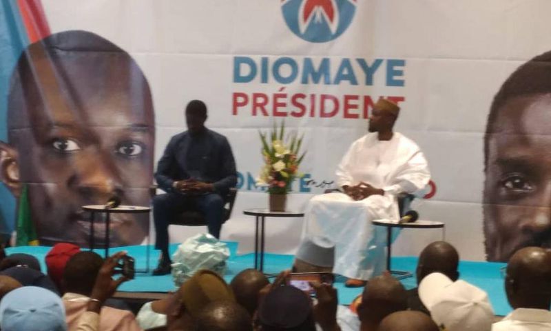 Point de presse co-animé par Bassirou Diomaye Faye et Ousmane Sonko