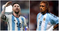 Lionel Messi a égalé le record de buts marqués en Coupe du monde de Gabriel Batistuta. Crédit : @planetsports Source : Twitter