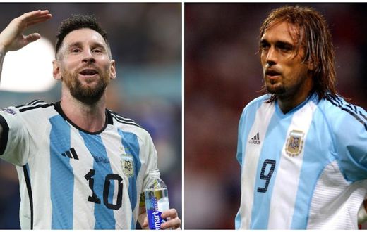 Lionel Messi cherche à égaler le record de buts marqués en Coupe du monde de Gabriel Batistuta. Crédit : @planetsports Source : Twitter
